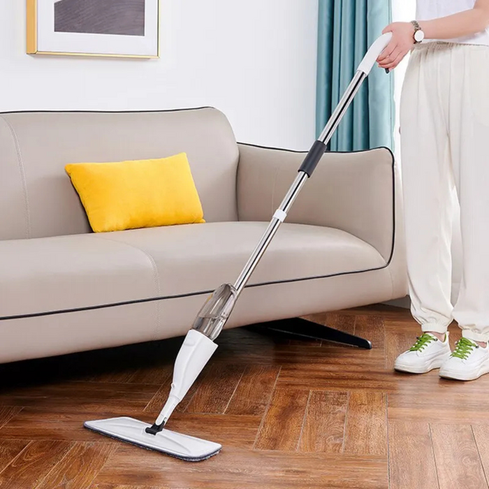 Mopa Spray Trapeador de Pisos Microfibra 360°